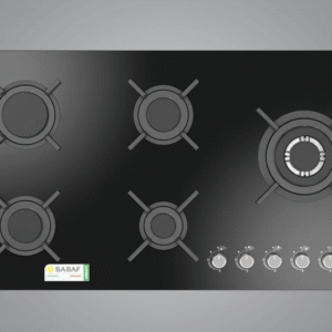 اجاق گاز شیشه ای | سارگاتی مدل 204 پرو | رایزر