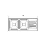 سینک استیل | کن مدل 8192 - Image 3