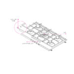اجاق گاز شیشه ای | کن مدل لیناک B - Image 3