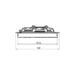 اجاق گاز شیشه ای | کن مدل پاردیک راست - Image 4