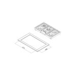 اجاق گاز استیل | کن مدل Polaris - Image 6